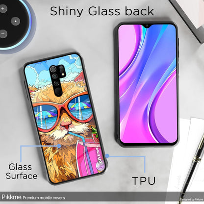 Redmi 9 Prime Cat phone cover by Pikkme – photo 3
