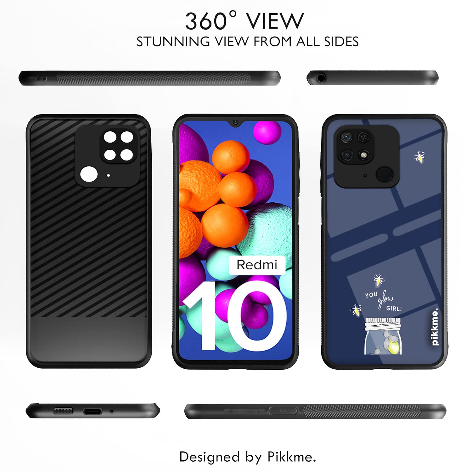 Pikkme Hybrid mobile back cover for Redmi 10/10 Power – photo 2