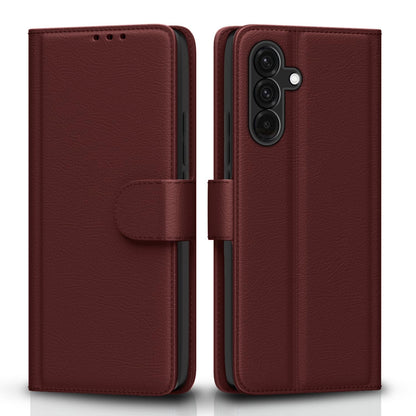 Pikkme brown Wallet flip case for Samsung A56 5G