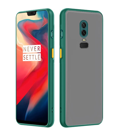 Pikkme green phone cover for OnePlus 6