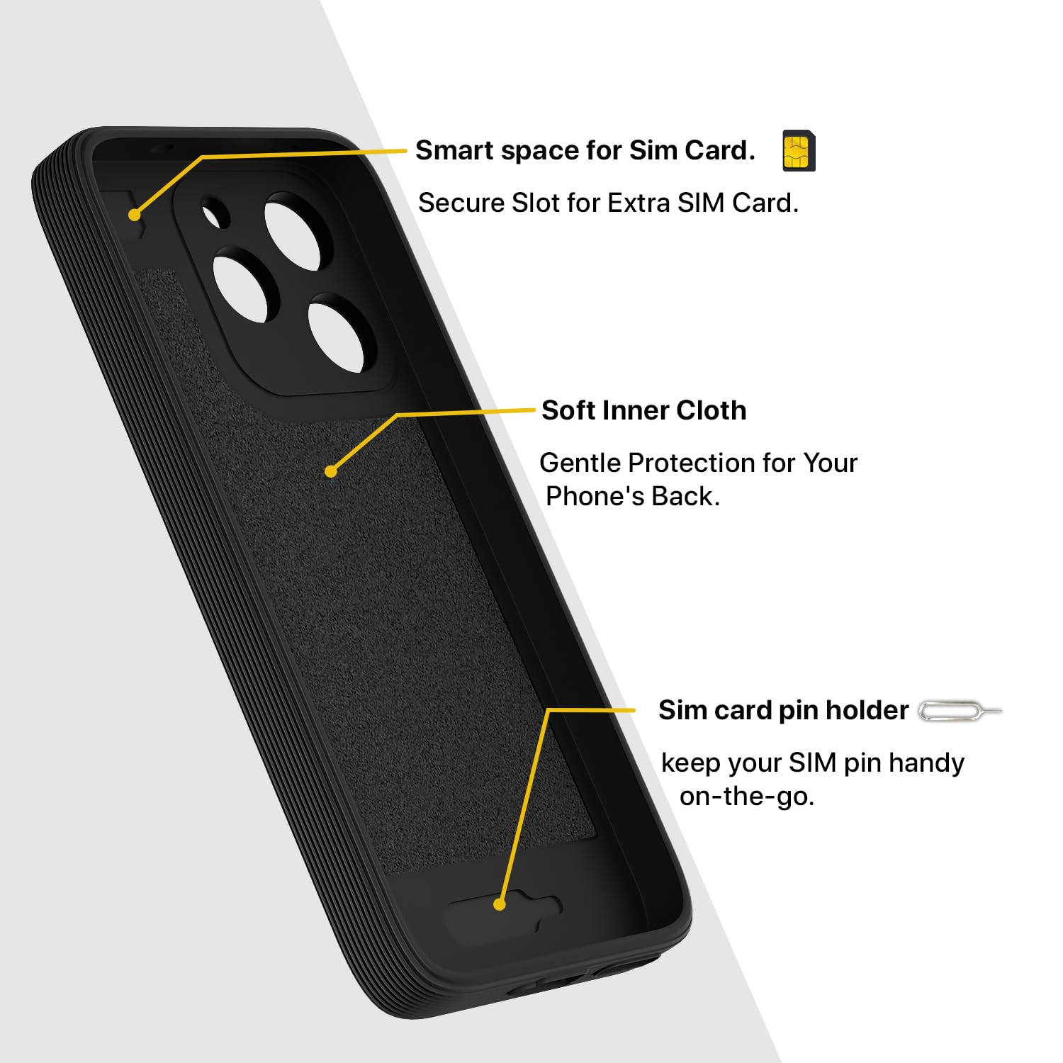 Pikkme Realme 15T/Narzo 90 5G MagSafe black mobile cover – photo 6