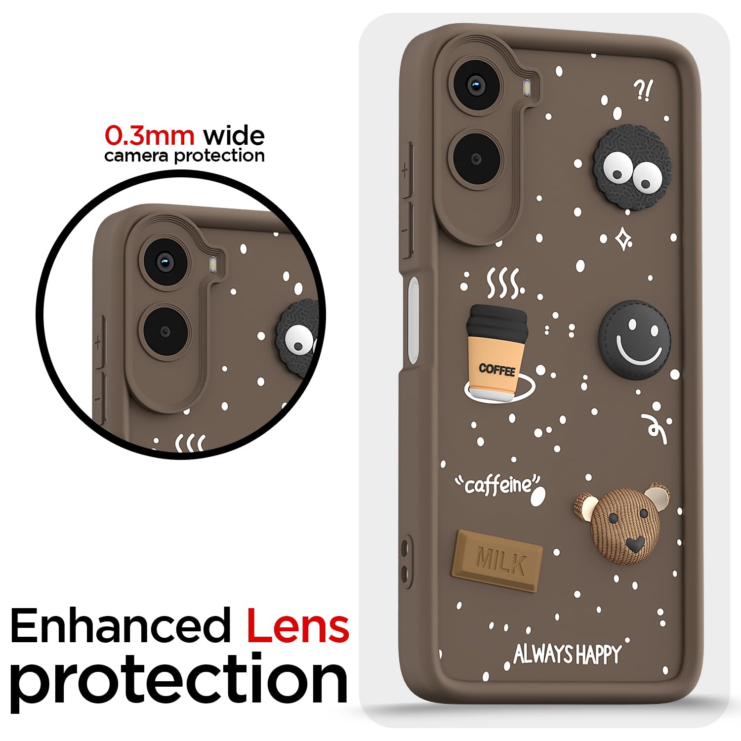 Brown mobile cover for Poco M7 Plus 5G – Pikkme – photo 5