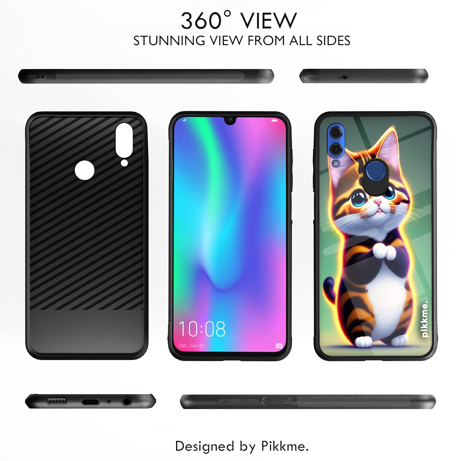 Honor 10 Lite Cat back cover by Pikkme – photo 2
