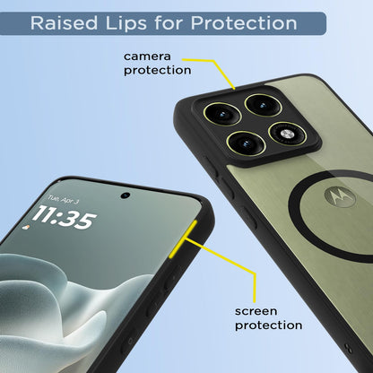 Pikkme black mag-safe phone cover for Moto Edge 70 Pro 5G – photo 4
