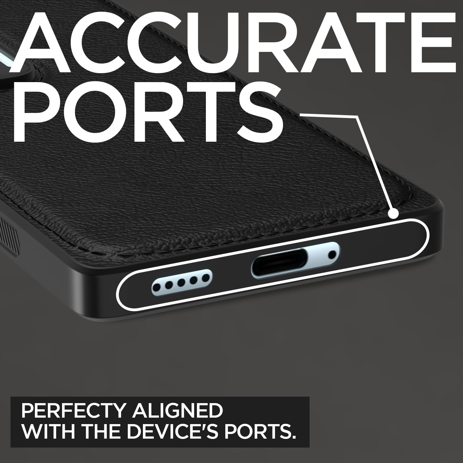 Pikkme Vivo V30 / V30 Pro 5G Leatherback Back Case | Black