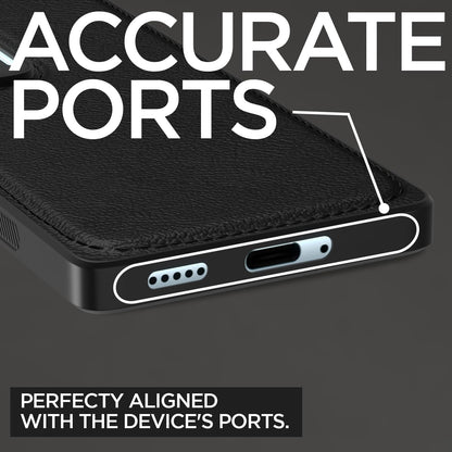 Pikkme Vivo V30 / V30 Pro 5G Leatherback Back Case | Black