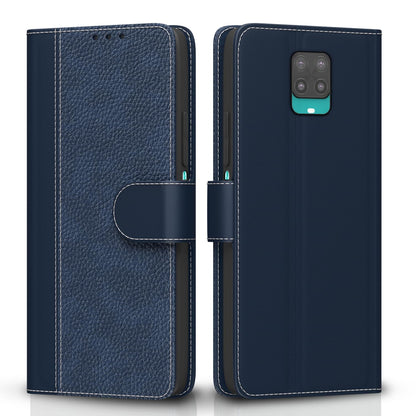 Pikkme blue Wallet mobile flip cover for Redmi Note 9 Pro/Note 9 Pro Max/Poco M2 Pro/Note 10 Lite