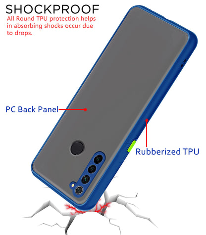 Oppo Realme 5 Pro Hybrid back cover in blue by Pikkme – photo 4