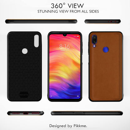 Pikkme Redmi Note 7 Pro/Note 7/Note 7S Leather camel mobile cover – photo 3