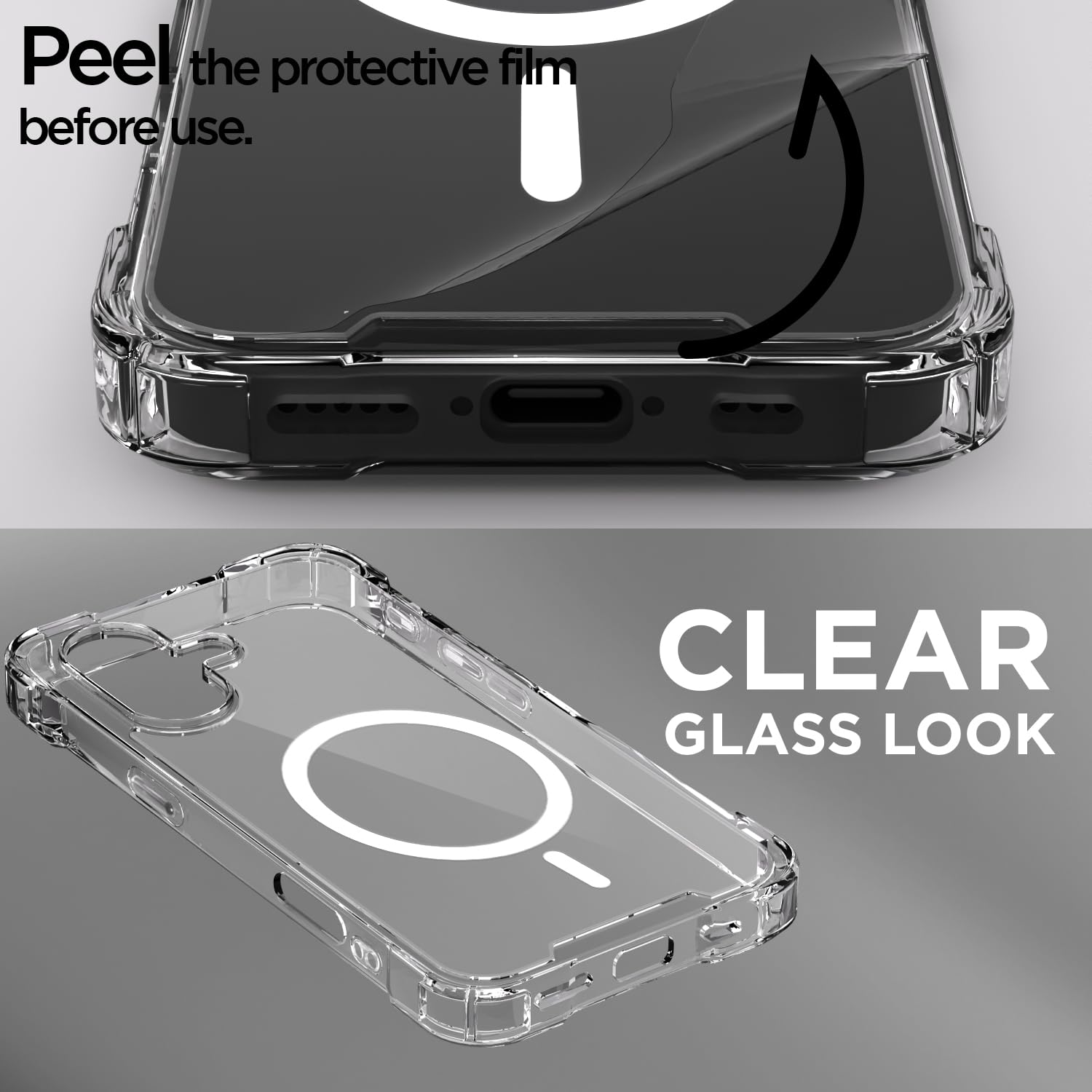 Pikkme iPhone 16 transparent mag-safe mobile cover – photo 3
