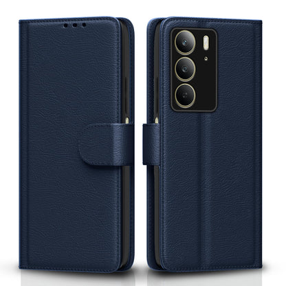 Pikkme blue Wallet flip case for Realme C75