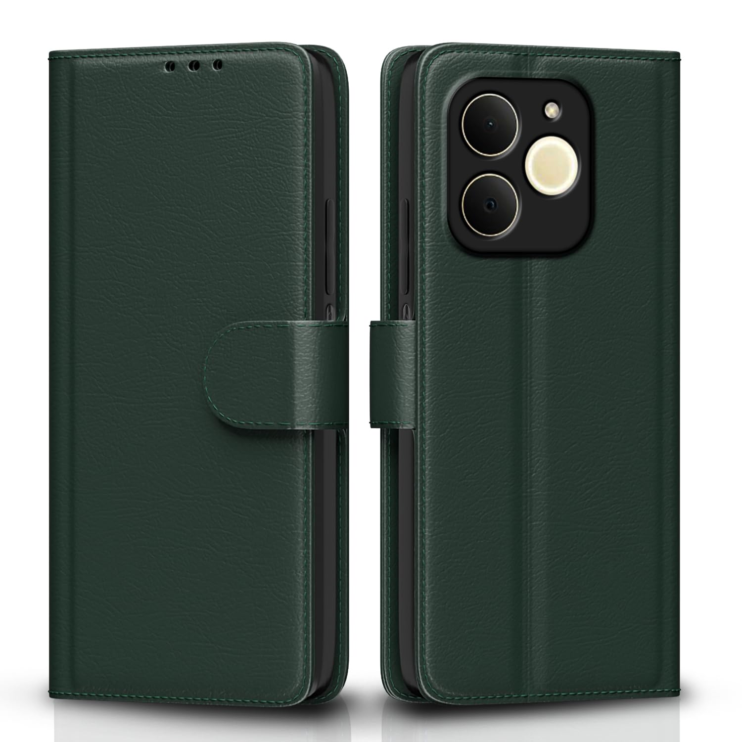 Pikkme green wallet flip cover for Realme P4 Lite 4G