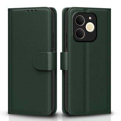 Pikkme green wallet flip cover for Realme P4 Lite 4G