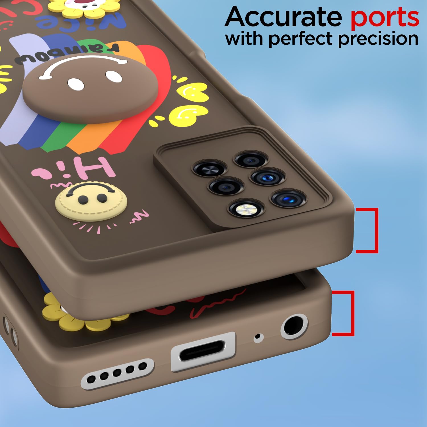 Pikkme brown phone cover for Infinix Note 10 Pro – photo 4