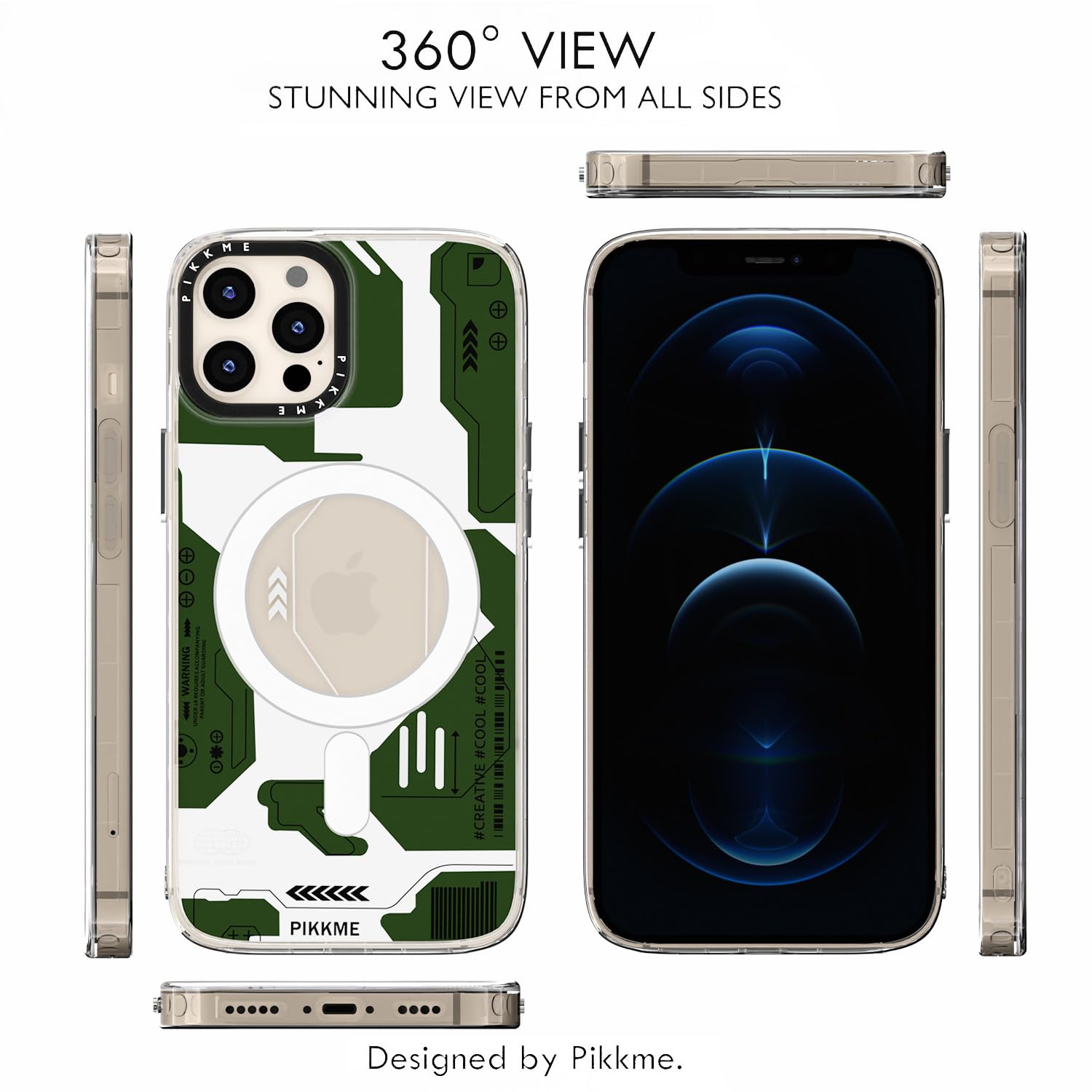 Pikkme iPhone 12 Pro Max green mobile back cover – photo 3