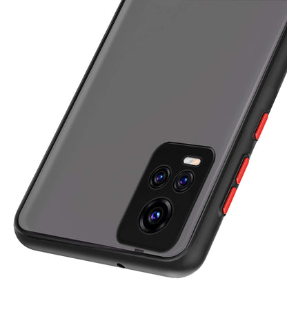 Vivo V20 Matte mobile back cover in black by Pikkme – photo 3