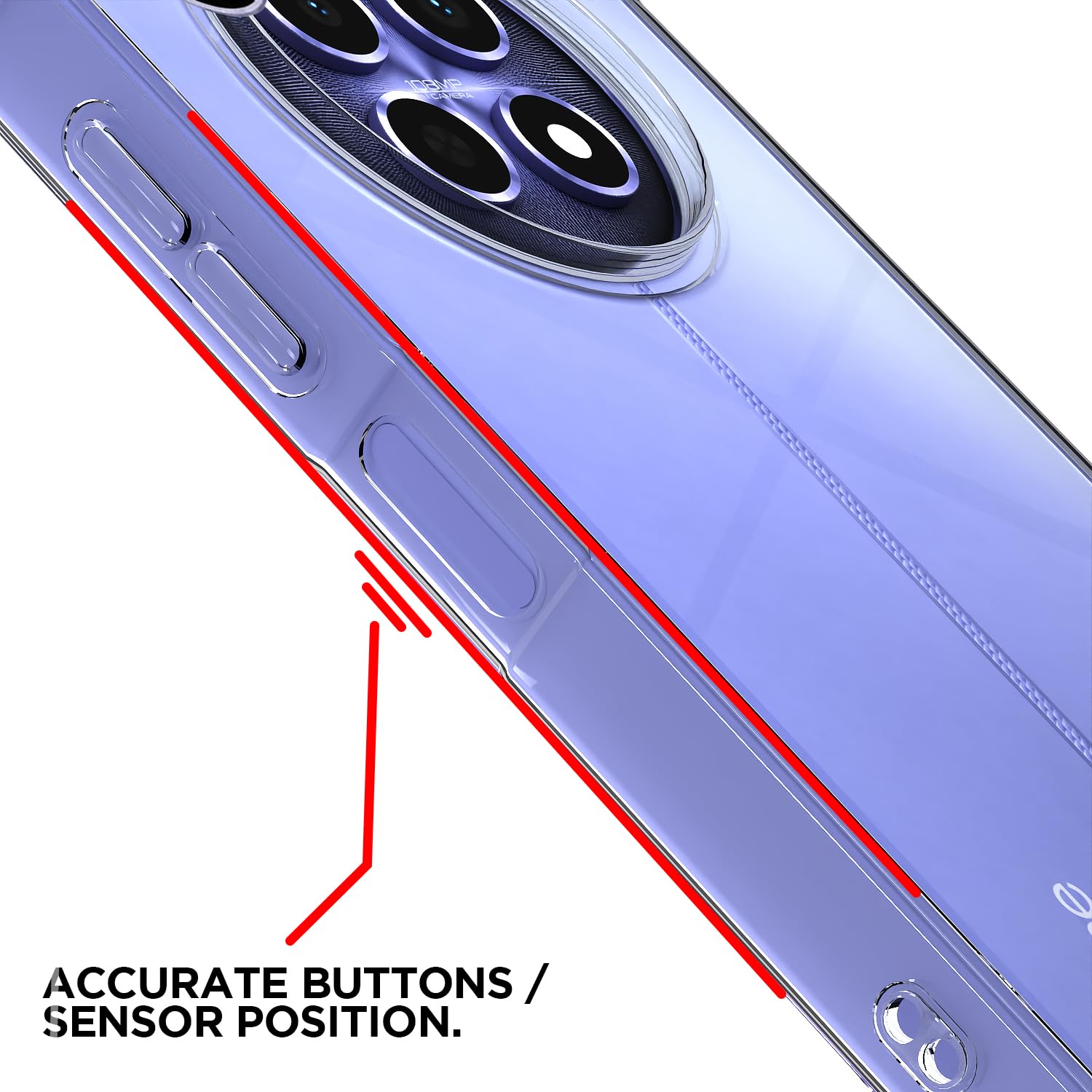 Transparent phone cover for Realme Narzo 70x 5G/N65/13/12/12X 5G/C65 – Pikkme – photo 6