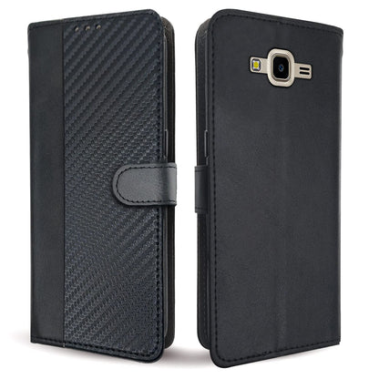 Black wallet flip cover for Samsung J7 – Pikkme