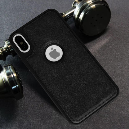 Pikkme iPhone X/Xs Flexible Pu Leather Back Case | Black