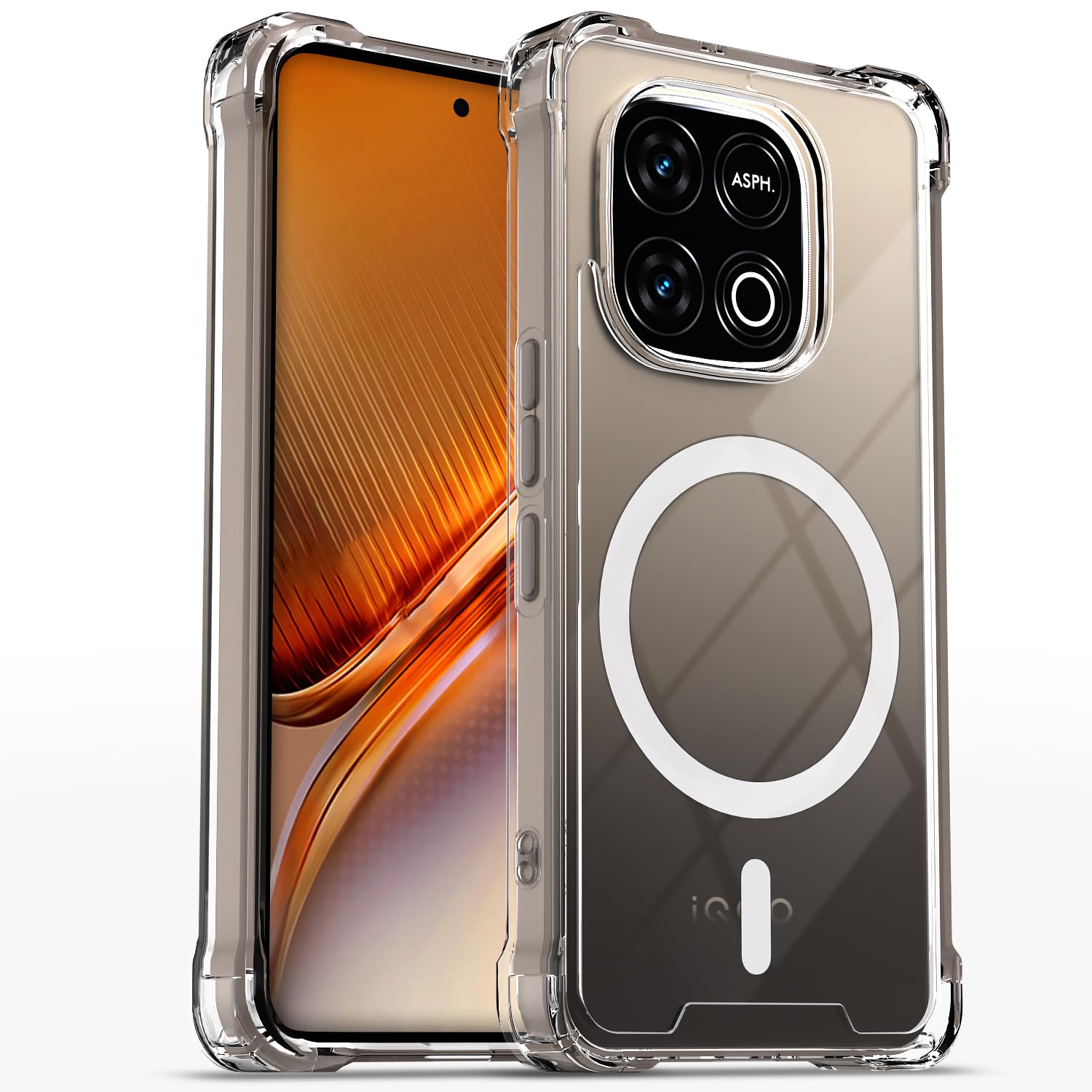 Vivo Y300 GT 5G Carbon back cover in transparent by Pikkme
