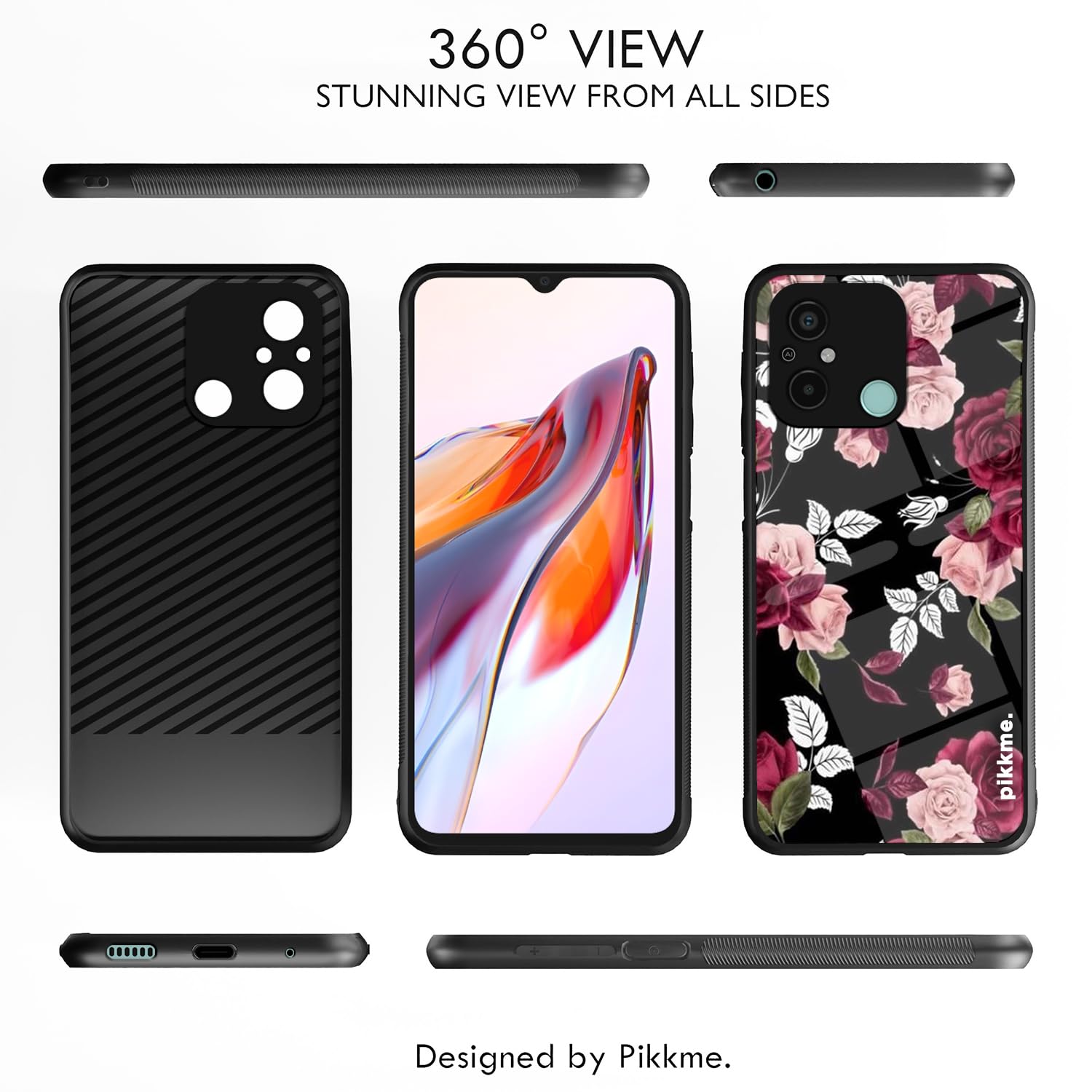 Pikkme Flower back cover for Redmi 12C/Poco C55 – photo 2