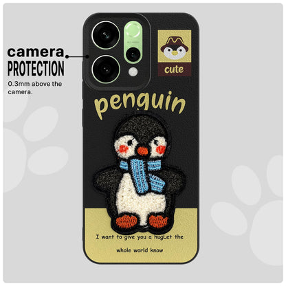 Oppo Reno 14 5G Plush Patch back cover in black by Pikkme – photo 6