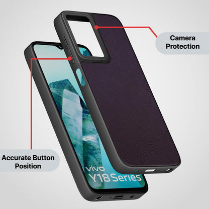 Pikkme iQOO Z9 Lite 5G/Vivo T3 Lite 5G/Vivo Y18/Y18e/Y03 Leatherback cherry mobile cover – photo 3