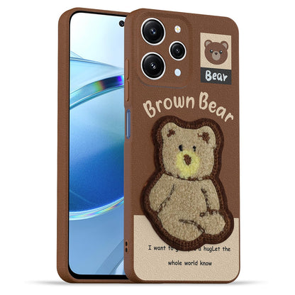 Brown mobile cover for Redmi 12 4G – Pikkme
