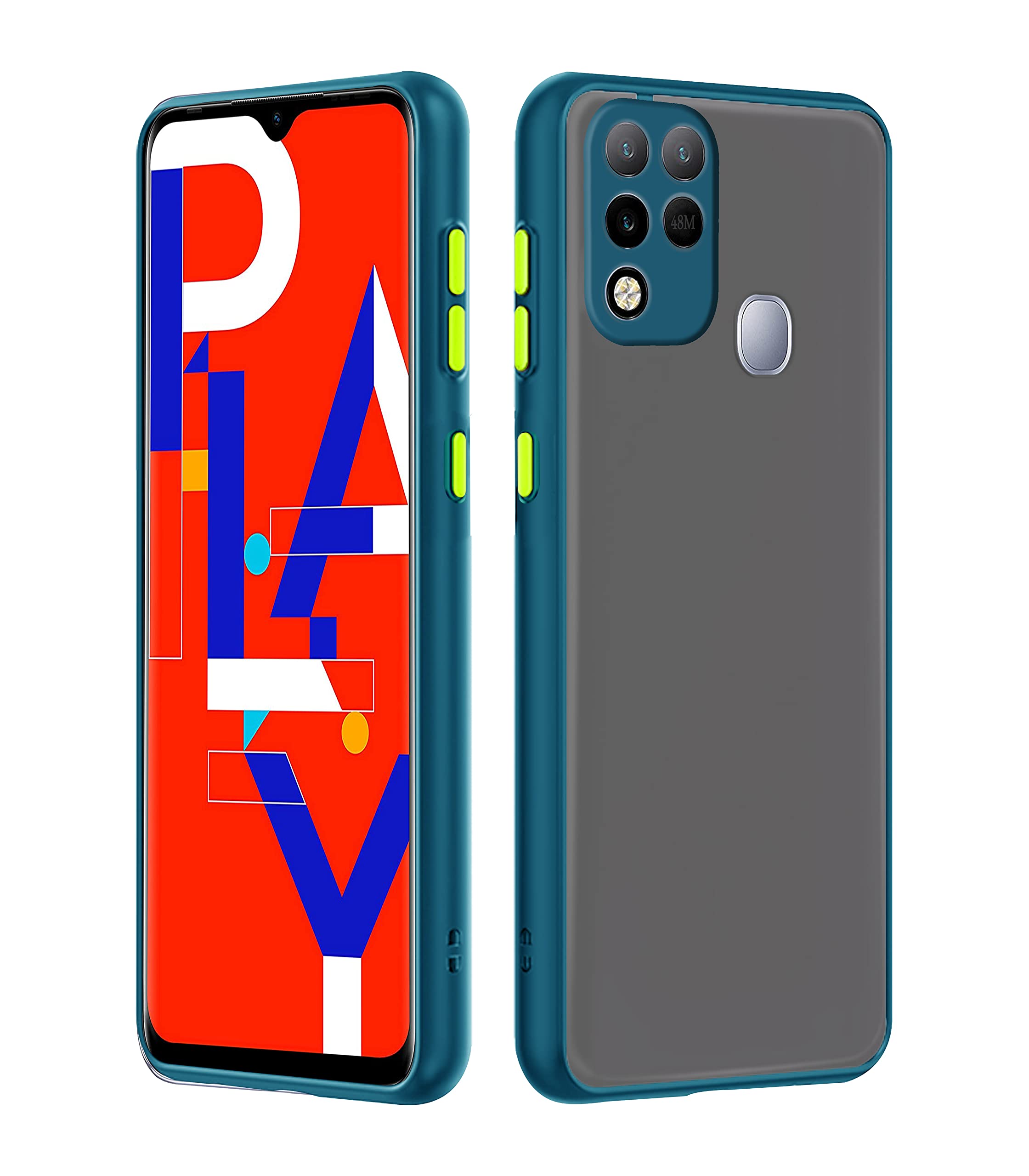 Pikkme blue phone cover for Infinix Hot 10s
