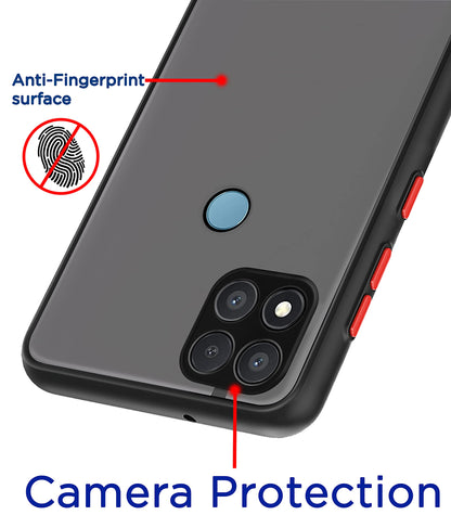 Pikkme Redmi 10A/9, Poco C31 Matte black back cover – photo 2