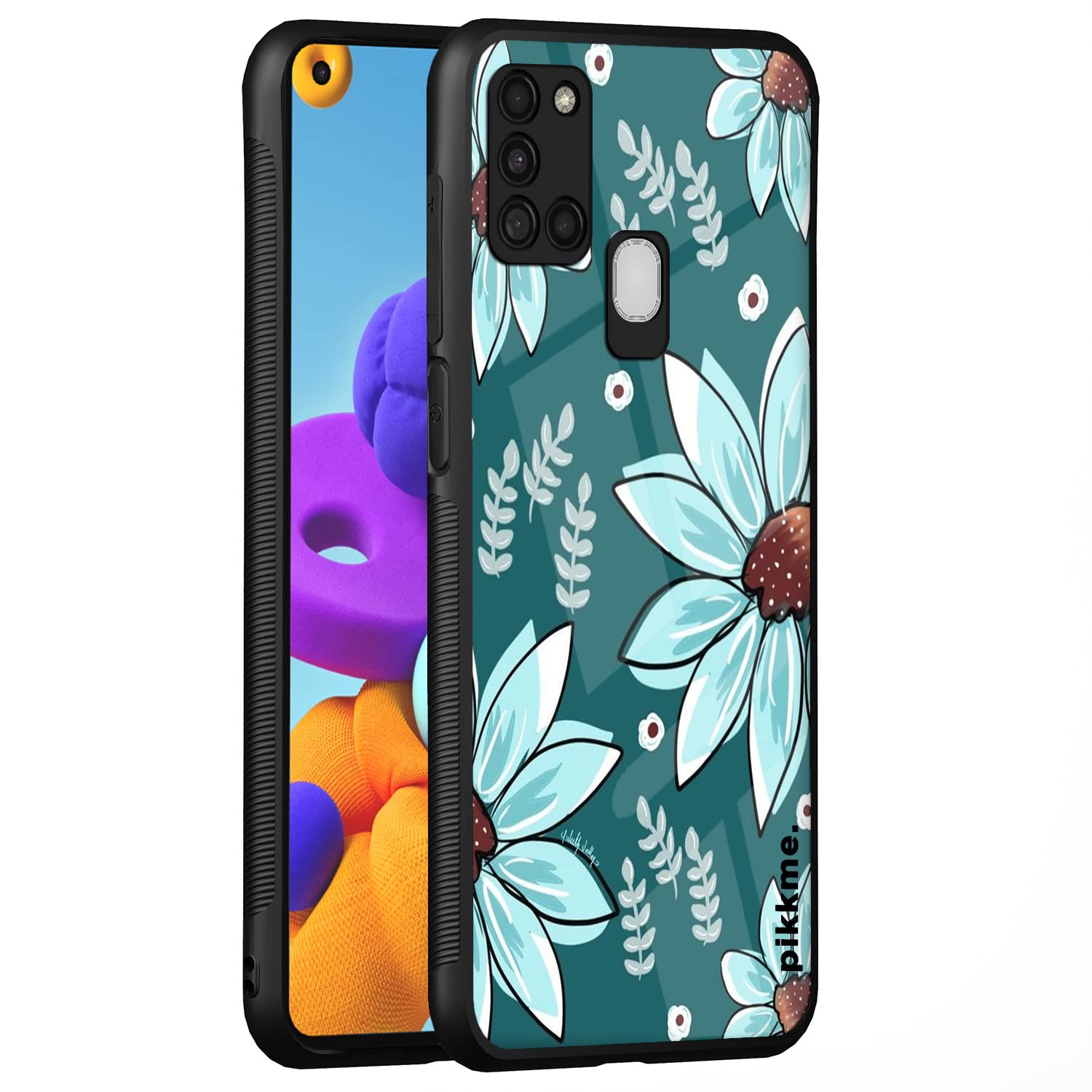 Pikkme Samsung A21s Flower back cover