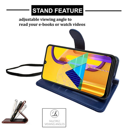 Pikkme Samsung M30s Wallet blue mobile flip cover – photo 3