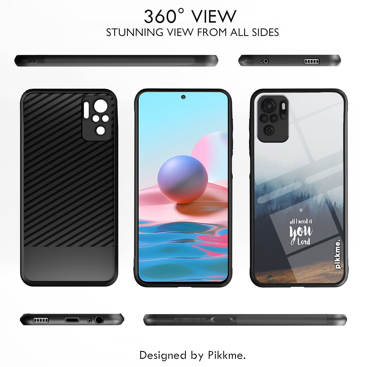 Redmi Note 10/Note 10s Hybrid phone cover by Pikkme – photo 2