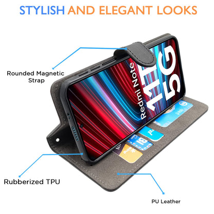 Pikkme black Wallet flip case for Redmi Note 11T/Poco M4 Pro 5G – photo 5