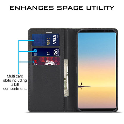 Samsung Note 8 flip case in black by Pikkme – photo 3