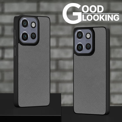 Moto Edge 50 Neo 5G Leatherback mobile back cover in grey by Pikkme – photo 5
