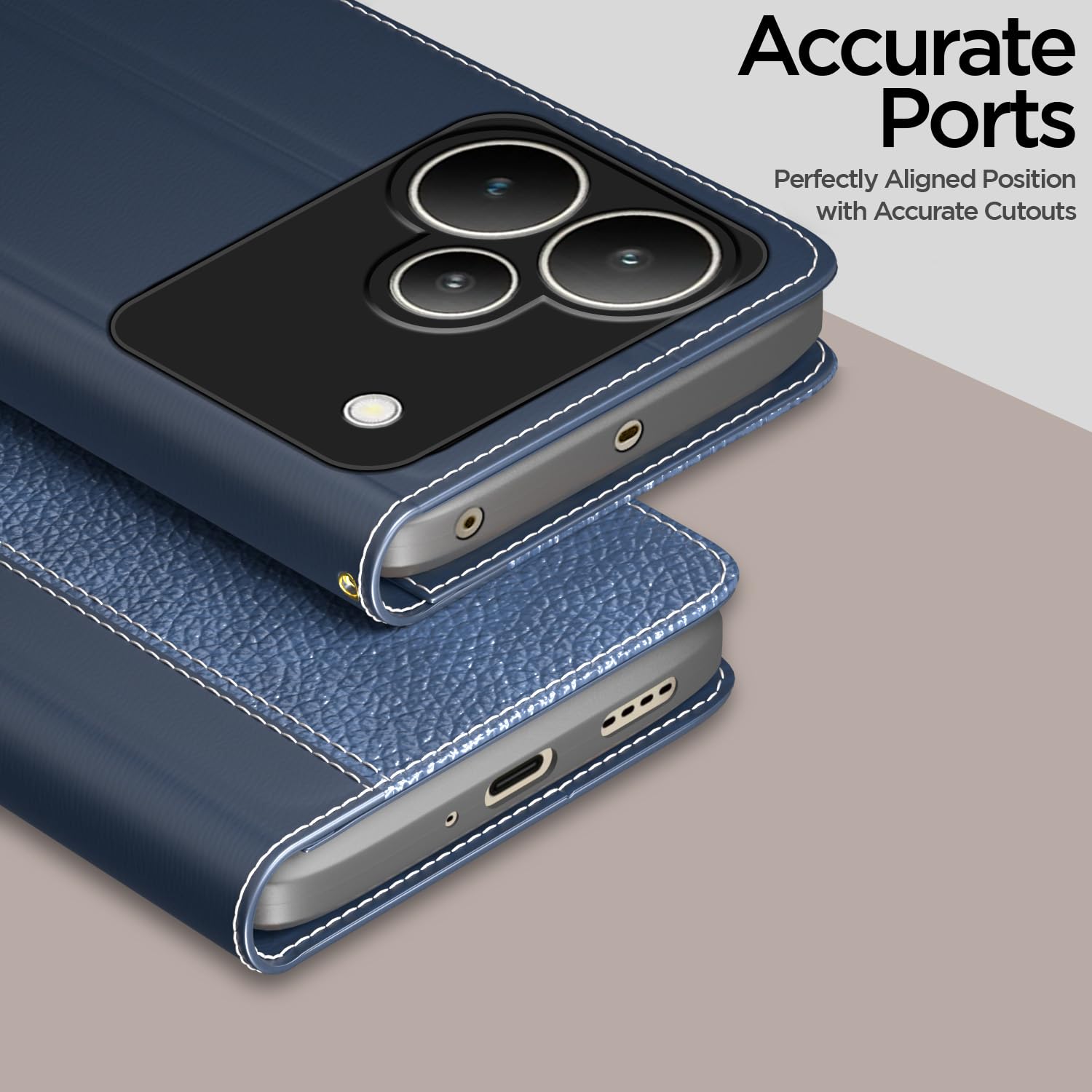 Blue Wallet flip case for Realme P4 5G – Pikkme – photo 2