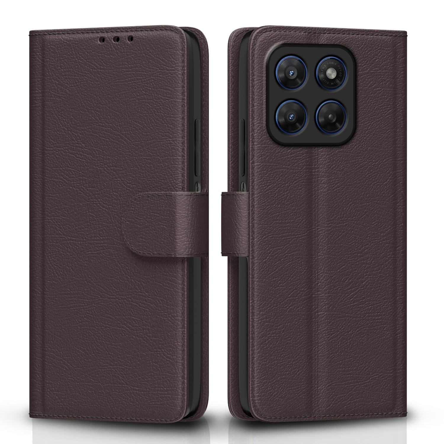 Pikkme coffee wallet flip cover for Moto G37 5G