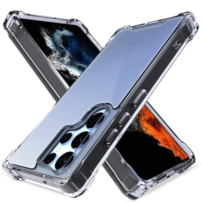 Samsung S22 Ultra 5G PC-TPU phone cover in transparent by Pikkme