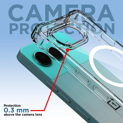 Pikkme transparent mag-safe MagSafe mobile cover for OnePlus Nord 4 5G – photo 5