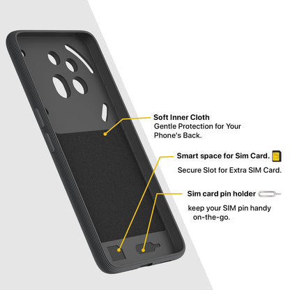 Grey Silicone back cover for Nothing Phone 3a Pro 5G – Pikkme – photo 6