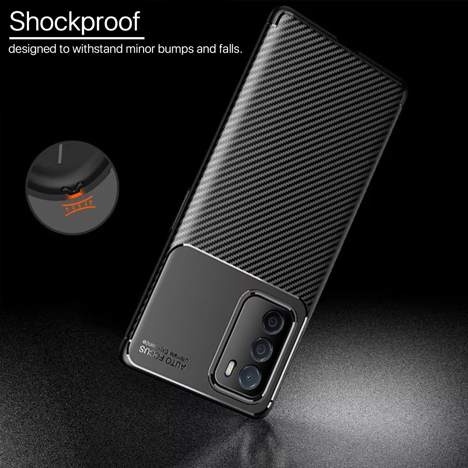Pikkme black mobile cover for Oppo A16 – photo 4
