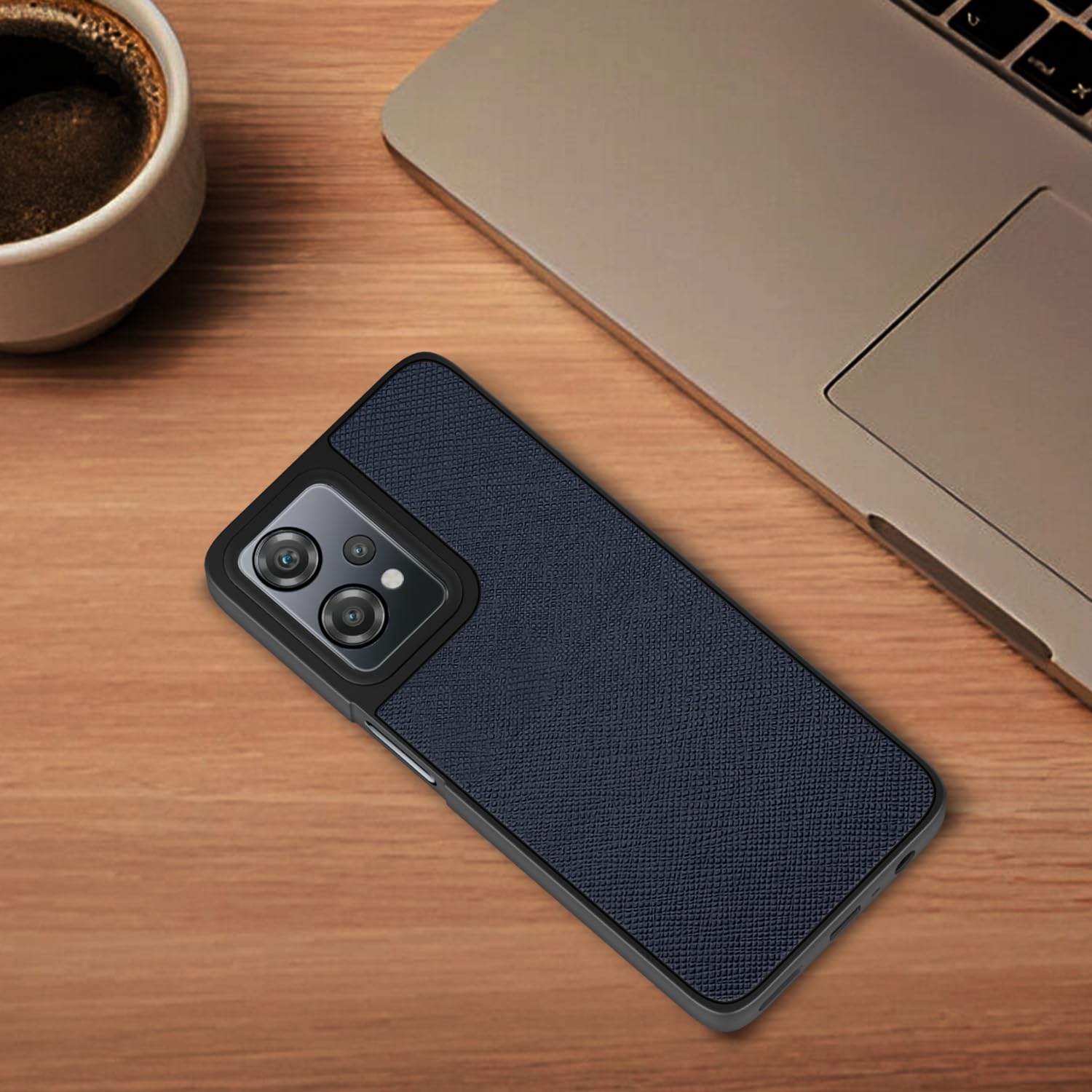 Pikkme OnePlus Nord CE 2 Lite 5G Indian Leather Back Cover (Blue)