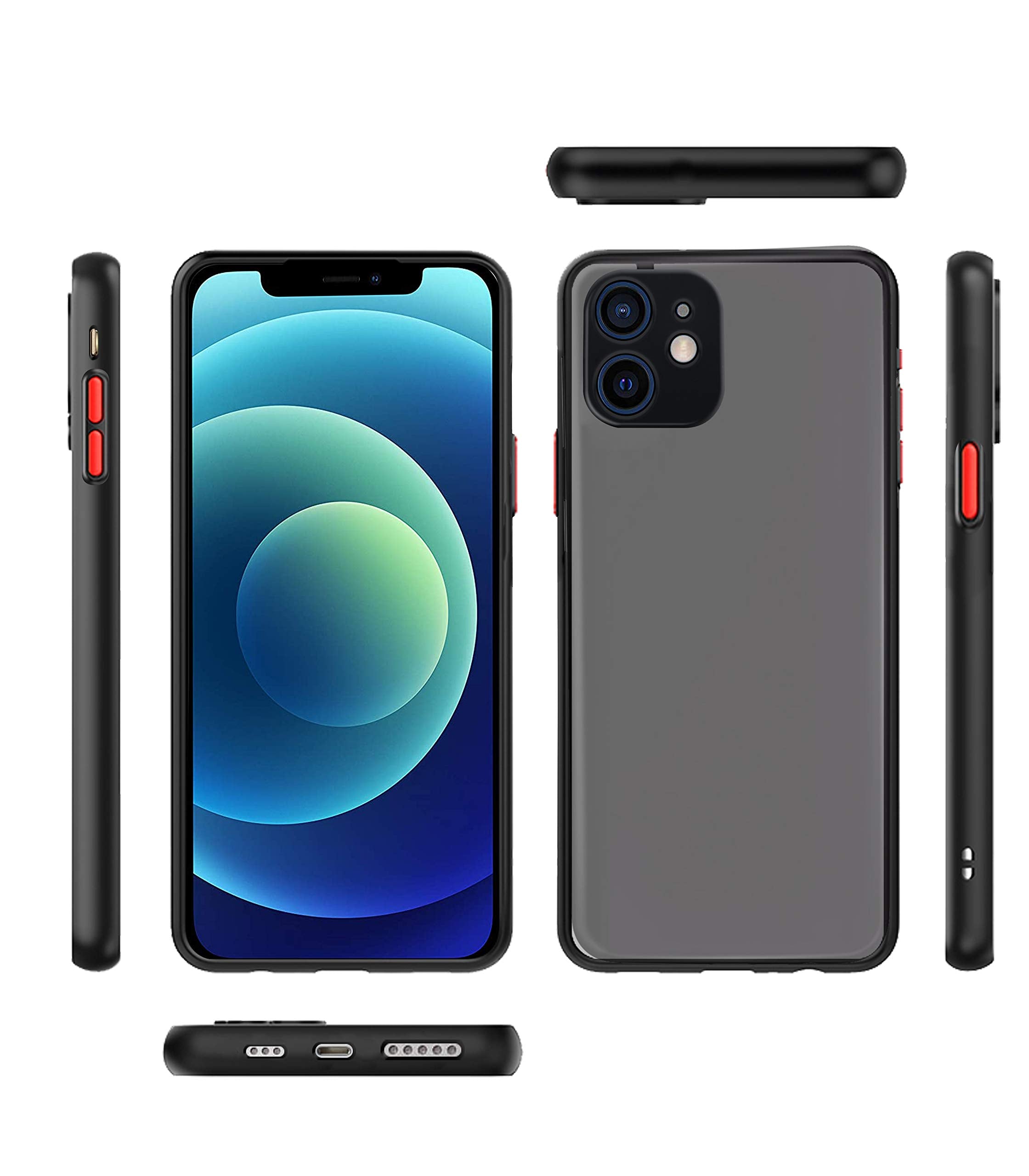 Pikkme iPhone 12 Hybrid black mobile cover – photo 2