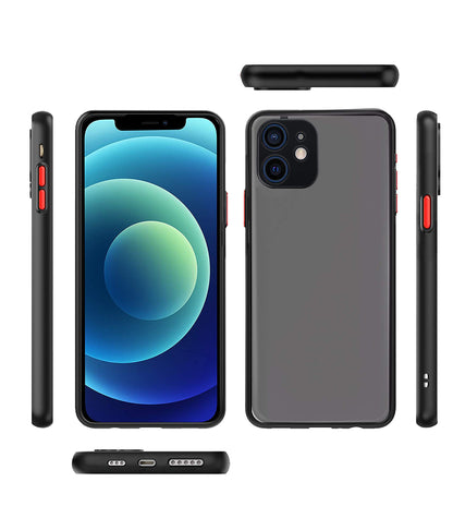 Pikkme iPhone 12 Hybrid black mobile cover – photo 2