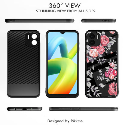 Redmi A1/A2 Flower mobile back cover by Pikkme – photo 2