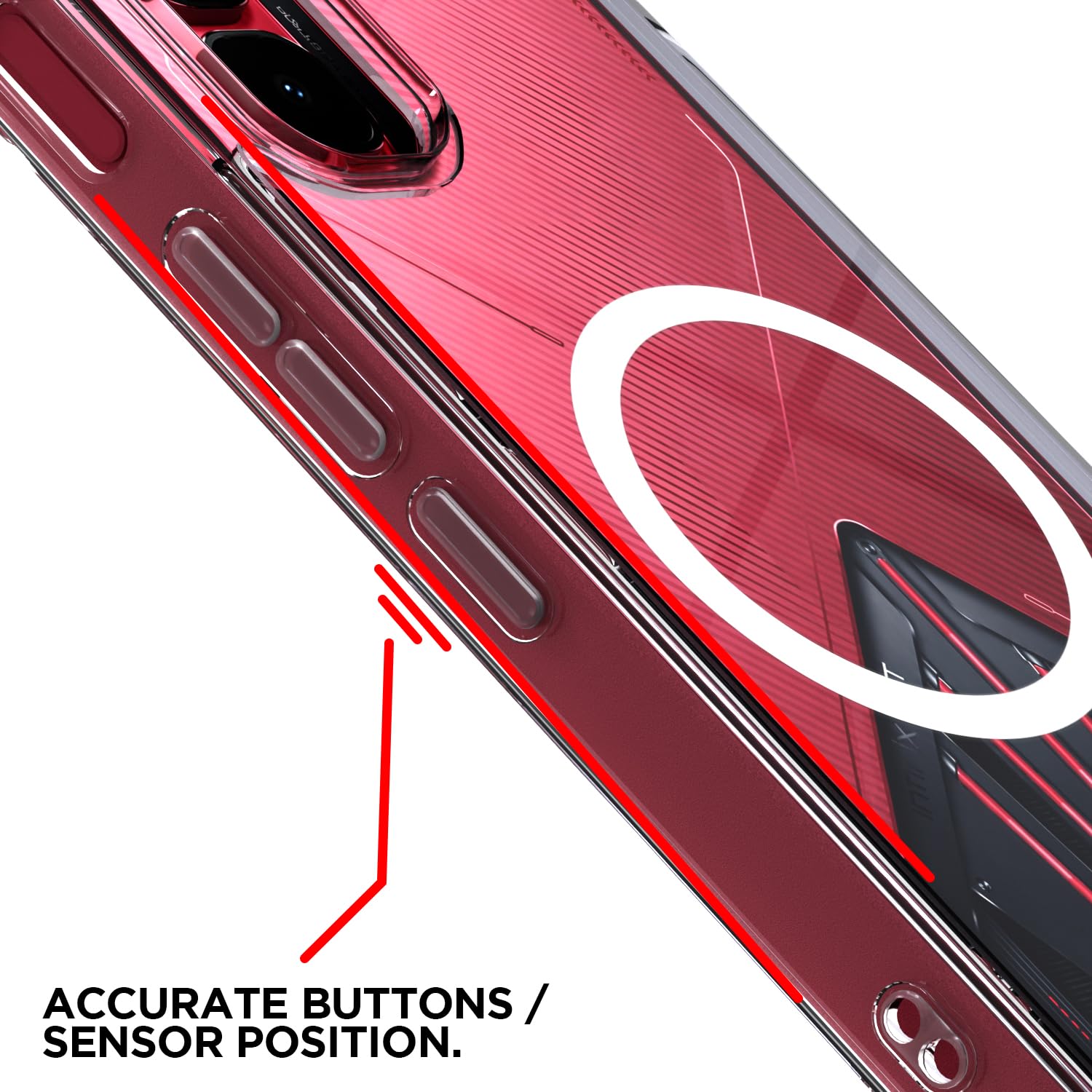 Pikkme transparent mag-safe mobile back cover for Infinix GT 50 Pro 5G – photo 6