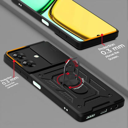Black phone cover for Realme Narzo N61/C61 4G – Pikkme – photo 4
