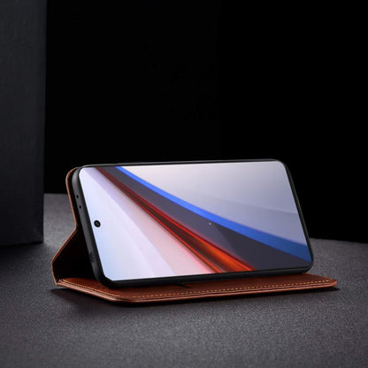 Pikkme iQOO 12 5G Magnetic brown flip cover – photo 6