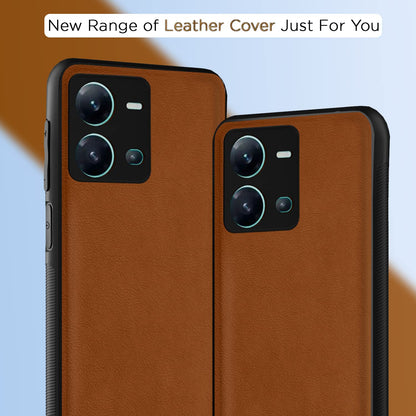 Pikkme Vivo V25 5G Leather camel mobile cover – photo 7